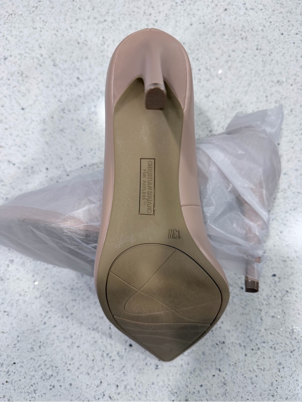 Women’s Pointed Toe Stiletto Pump in Nude - Picture 4 of 6